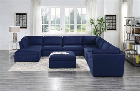 Crosby Blue Modular Sectional Sofa | KFROOMS | Furniture Sale