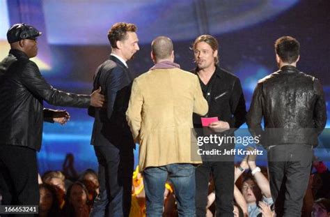 Actors Samuel L. Jackson, Tom Hiddleston, filmmaker Joss Whedon and... News Photo - Getty Images