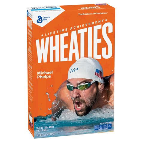 Wheaties Breakfast Cereal -15.6oz - General Mills | Michael phelps, Breakfast of champions ...