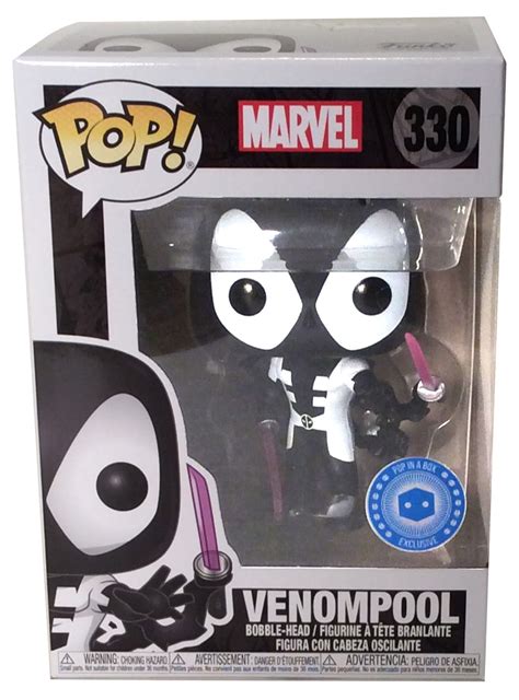 Funko POP! Marvel Deadpool #330 Venompool (Back In Black) - Limited PopInABox Import Exclusive - New