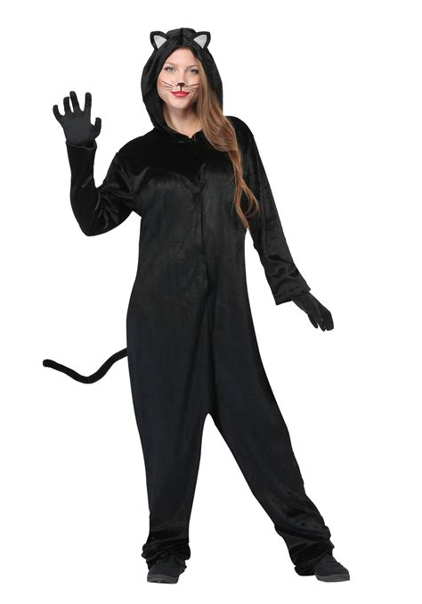 Plus Size Women's Black Cat Costume - Walmart.com