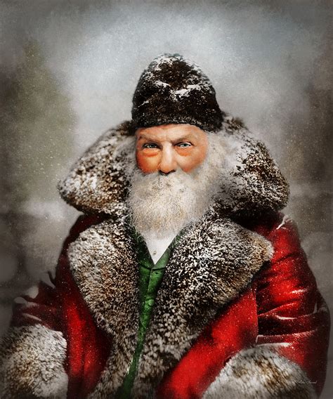 Christmas - Santa - Saint Nicholas 1895 Photograph by Mike Savad