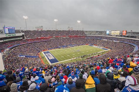 Bills Stadium Exterior : New Era Field Buffalo Bills Stadium Journey : A general view of ...