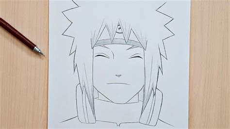 How to draw Minato from naruto | easy minato step-by-step | Tutorial - YouTube