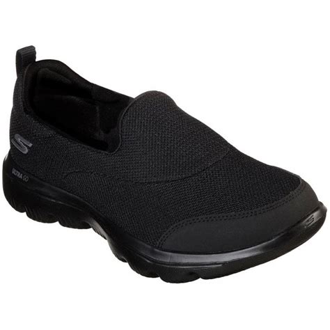 Skechers Go Walk Evolution Ultra Reach Womens Slip-On Shoes - Black