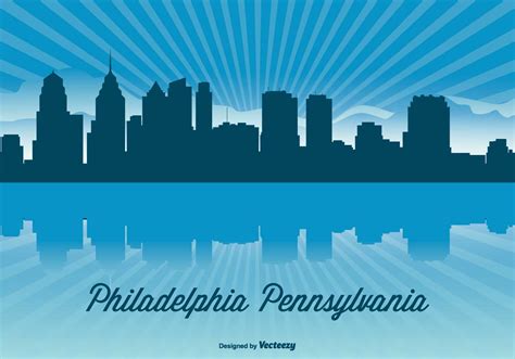 Philly Skyline Vector at GetDrawings | Free download