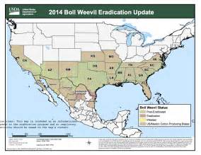 The Axis of Boll Weevil according to the USDA (2014) [1650x1275] : MapPorn