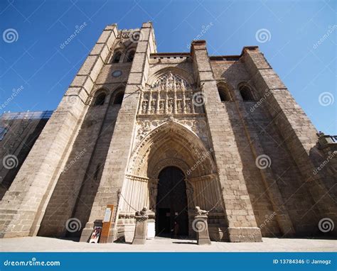 Avila Cathedral, Spain stock photo. Image of leon, avila - 13784346