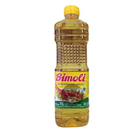 Jual Bimoli Botol 1 Liter / Minyak Goreng Bimoli Kemasan Botol 1L ...