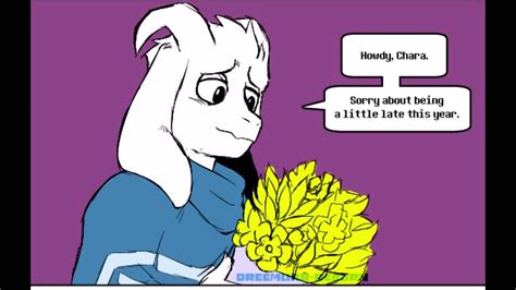 [Undertale Comic Dub] The Visit - Asriel Comic - YouTube