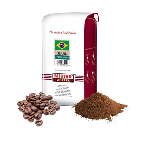 Brazil Coffee Bean and Ground Coffee (500g) | Buy Now at Mister Coffee