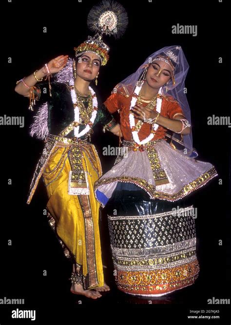 Manipuri or Ras Leela dance India Stock Photo - Alamy