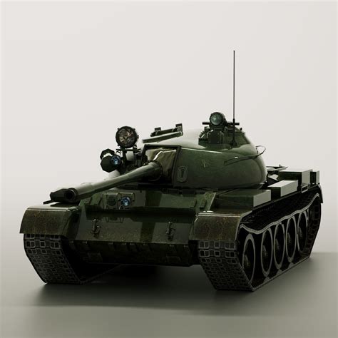 TANK T55-a 3D Model - TurboSquid 2132731