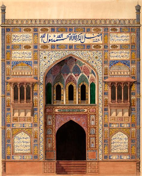 Entrance to the Wazir Khan Mosque (custom print)