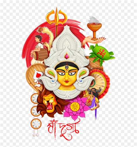 Durga Puja Clipart, HD Png Download - vhv