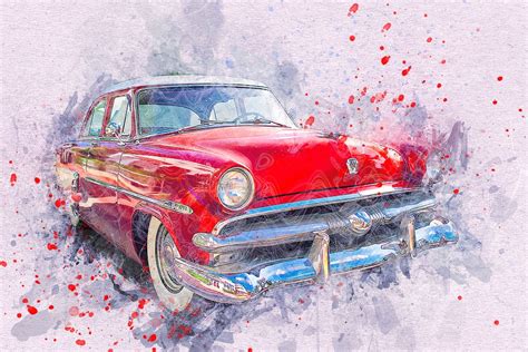 Vintage Car Art