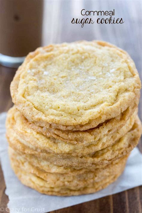 Cornmeal Sugar Cookies - Yellow Bliss Road