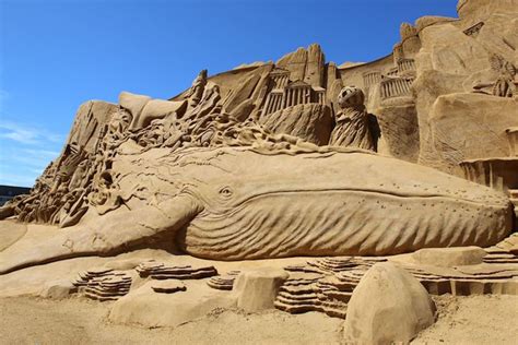 Sand Sculpture Festival Presents Sea-Themed Sand Sculptures