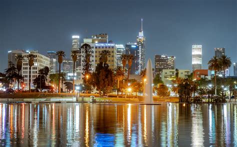 MacArthur Park Lake, LA · Free Stock Photo