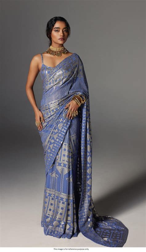 Buy Bollywood manish malhotra inspired lilac sequins saree in UK, USA and Canada