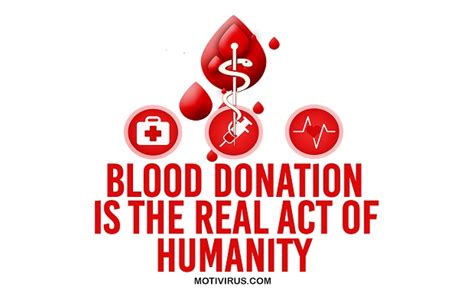 50 Blood Donation Quotes & Slogans That Will Motivate You To Donate Blood - Motivirus