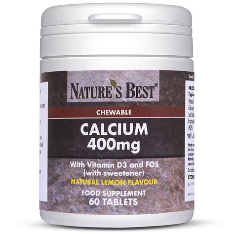 Chewable Calcium Tablets with Vitamin D | Nature's Best