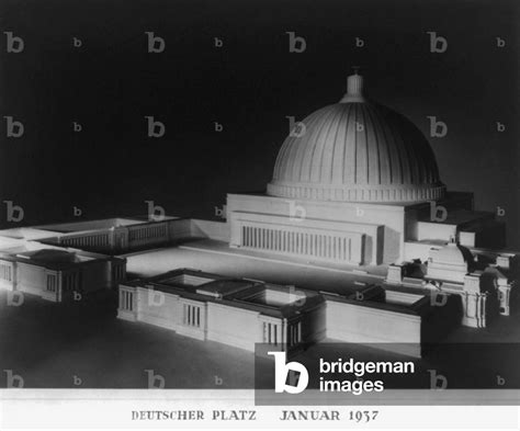 Image of Architectural model of Berlin 'Volkshalle' designed by Albert Speer and