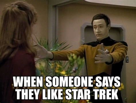 Star Trek TNG Memes | Star trek funny, Star trek, Star trek universe