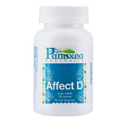 Panaxea Affect D 100 Capsules - Fitch's Pharmacy Online | Chemist WA