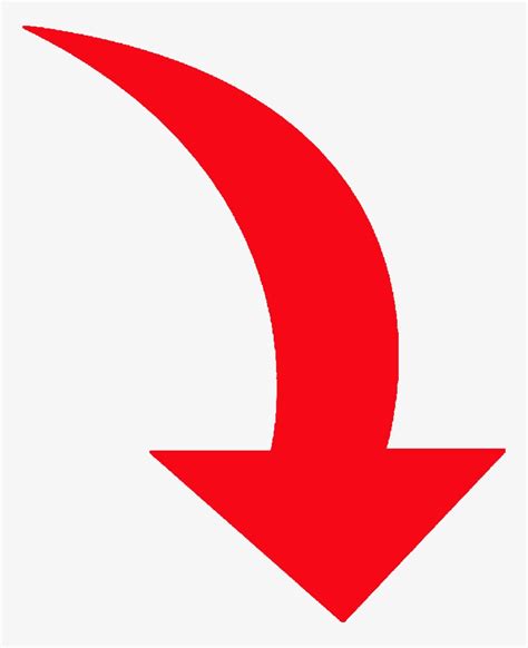 Red Curved Arrow Png Image Freeuse - Curved Red Arrow Png - Free ...