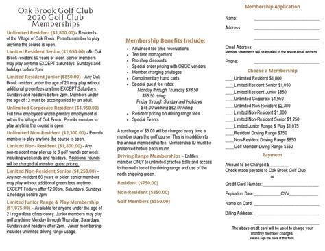 Golf Club Program Guide - Oak Brook Golf Club