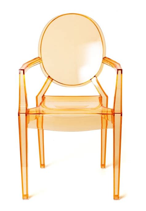 Milano Republic Furniture Pty Ltd - Replica Louis Ghost Chair - Transparent Orange, $129.00 ...