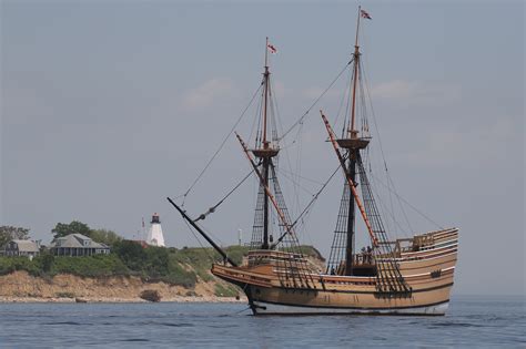 A partially restored Mayflower II returns to Plymouth - The Boston Globe