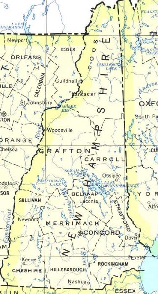 Carroll County Nh Map