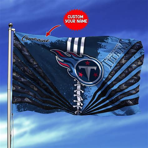 Tennessee Titans NFL-Custom Flag 3x5ft For This Season TU28892 ...