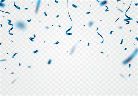 Download High Quality confetti transparent background blue Transparent ...