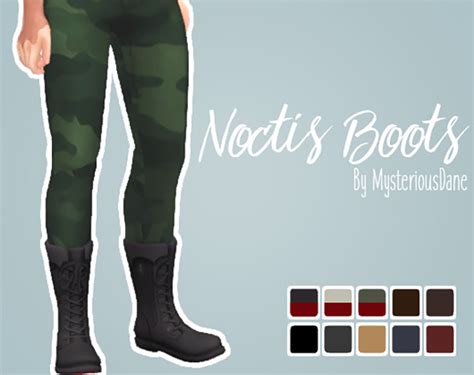 Sims 4 Maxis Match Boots CC (Male + Female) – FandomSpot