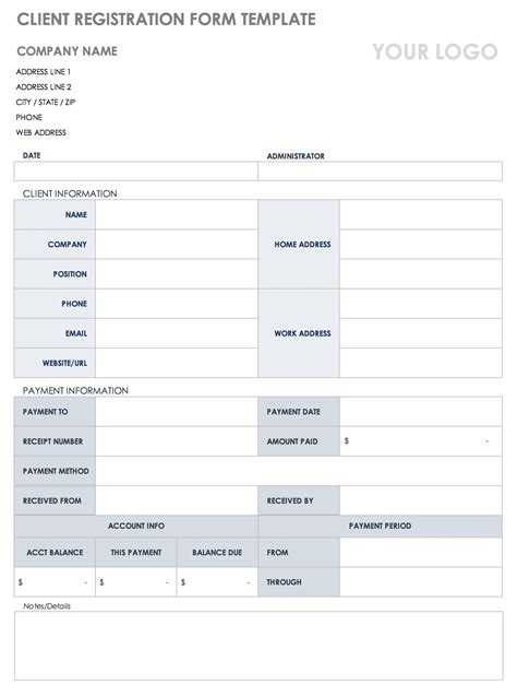 Free Client Information Forms & Templates | Smartsheet