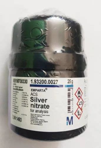 Silver Nitrate For Laboratory - Silver Nitrate 25gm Manufacturer from Jaipur