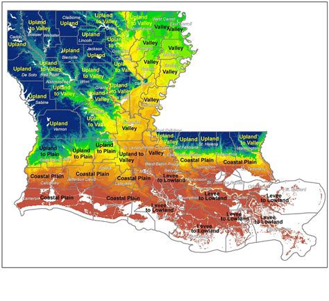 Parish Topography map_Campanella - 64 Parishes