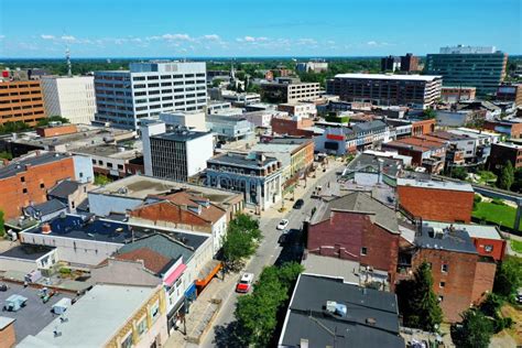 Aerial of St Catharines, Ontario, Canada Editorial Photo - Image of neighborhood, ontario: 249000726