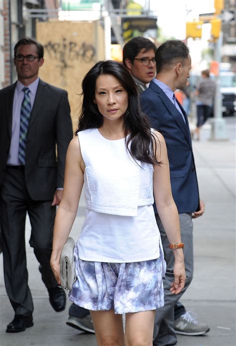 LUCY LIU on the Set of Elementary in New York – HawtCelebs