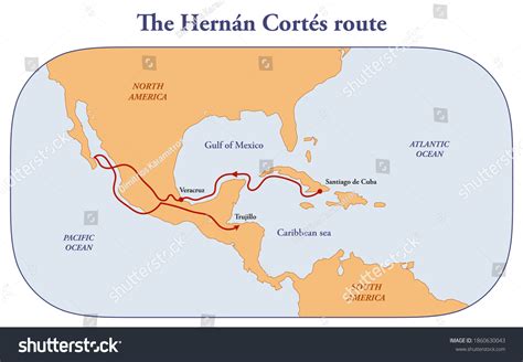 Hernan Cortes World Map