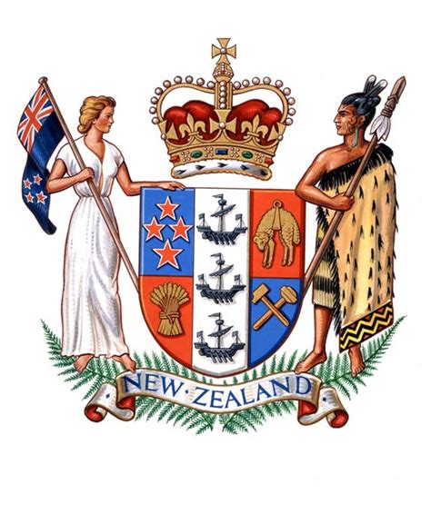 New Zealand coat of arms – Nation and government – Te Ara Encyclopedia ...