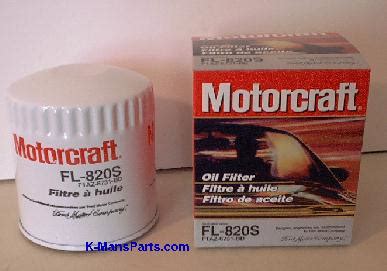 Motorcraft FL-820S oil filter