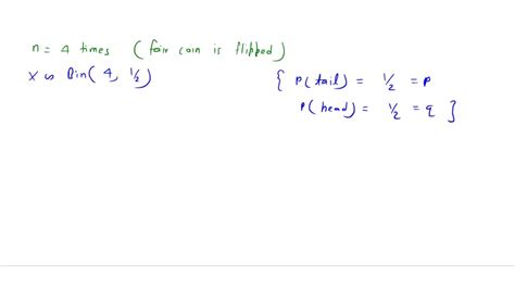 SOLVED: A fair coin is flipped four times. what is the probability that ...