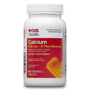 CVS Calcium Chewables Plus 600 Mg Tablets - CVS.com