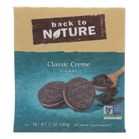 Back To Nature Classic Creme Cookies, 12 oz - Kroger