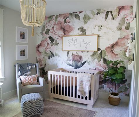 Modern Floral Nursery for Baby Girl - Project Nursery