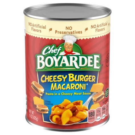 Chef Boyardee® Cheesy Burger Macaroni in a Cheesy Meat Sauce, 15 oz - Pick ‘n Save